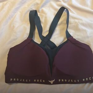 Under Armour Project Rock sports bra- size L